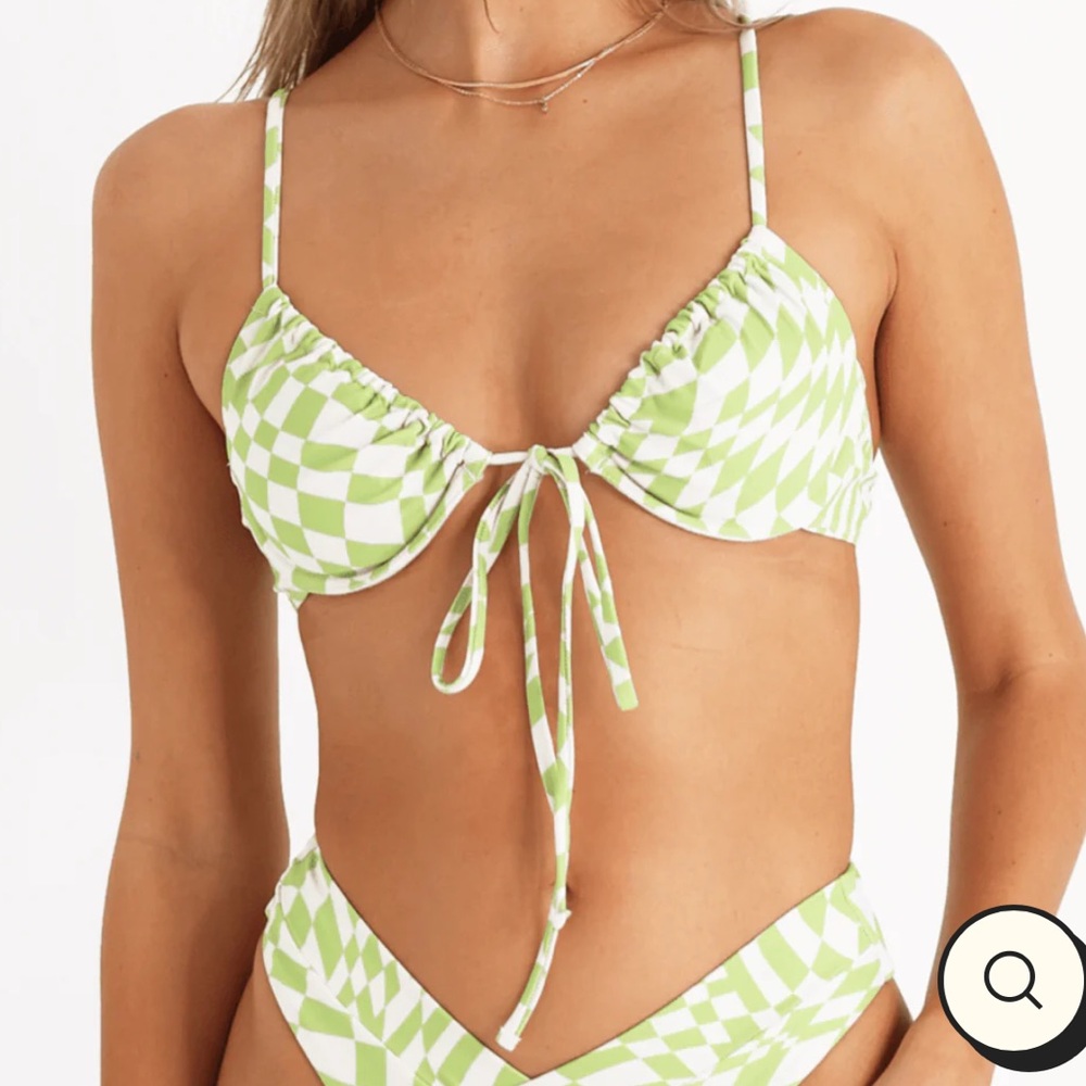 Aurelle RIZA | CLASSIC TOP in Green Check